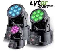Lyre Wash - LYTOR - WASH7 - LED RVB + Blanc - 4W - DMX-512 (7/12 canaux)