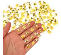 Lyreh 210 Mini-Figurines d'Abeilles, 3 Modèles d'Abeilles Jaunes Miniatures en Résine Petits Animaux en Résine pour Loisirs Créatifs Maison de Poupée Jardin Féerique Micro-Paysage