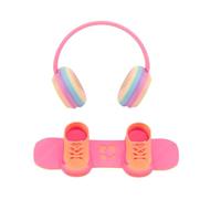 Lyreh 2pcs Accessoires Vestimentaires pour Poupées, 1 Mini Casque Coloré 1 Paire de Chaussures Skateboard de Jolis Accessoires Vestimentaires Adaptés aux Poupées 17 cm