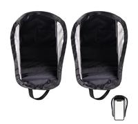 Lyreh 2pcs Pare-Soleils Téléphone Portable, Pliable Antireflet Protection Solaire pour Voiture et Voyage Universels pour iPhone et Tous Smartphones Visibilité Optimale (Argent)