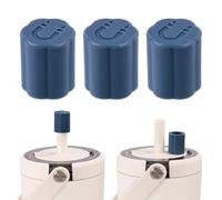 Lyreh 3pcs Bouchons Magnétiques Pailles pour BrüMate, Couvercles Tasse Silicone Pratiques Accessoires Compatibles Tous Gobelets avec Era Resa Parfaits pour L'escalade Pique Niques (Bleu Foncé)