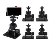 Lyreh 4pcs Support Mural pour HTC Vive/Valve Index/Vive Pro Station de Base, Vis Filetée 1/4" Adhésif Universel Mini Support Mural Accessoires pour Oculus Rift Capteurs