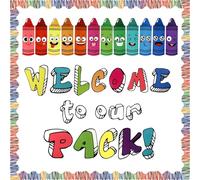 Lyreh 79pcs Décorations Tableau d’Affichage Rentrée, Découpes Crayons Colorées Welcome to Our Pack avec Bordures Décoration Murale Salle Classe pour Maternelle École Élémentaire Fournitures