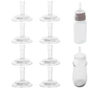 Lyreh 8pcs Tétines pour NUK Sippy Cup, Biberons Réutilisables Silicone Tétines Souples Outils Pratiques Boire Sans Fuite Convient pour NUK Sippy Cup