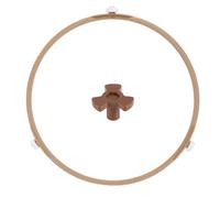 Lyreh Anneau Plateau Tournant Micro-Ondes, Diamètre Extérieur 22,2cm Caoutchou Anneau Support Micro Ondes Rouleau 1,5cm avec Noyau Rotatif Support Plaque Verre Chauffage Douceur Pièces Rechange