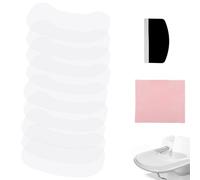 Lyreh Autocollants Ventouses pour Stokke Tripp Trapp Plateau, Forme Cacahuète Autocollant Ventouse pour Plateau Set de Table Adhésif for Chaise Haute Bols Assiettes et Jouets Fixation