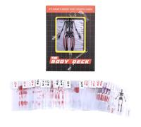 Lyreh Le Corps Cartes à Jouer, Index Standard Anatomie Humaine Cartes à Jouer Image 3D Playing Cards Imperméable pour Collectionneurs Cards Passionnés d'Anatomie Cadeaux