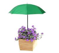 Lyreh Réglable Parapluie pour Plantes, Imperméable Parapluie Jardin avec Tiges en Fer et Piquet en Forme H Protection Solaire Extérieure pour Plantes Pot Légumes Fleurs (Vert)