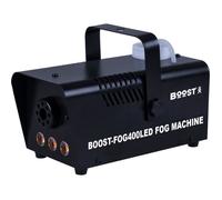 Ibiza Machine à fumée LSM400LED-BK 400W avec LEDs intégrées et télécommande Noir