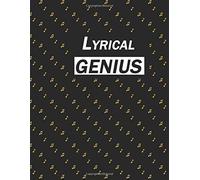 Lyrical Genius Notebook Journal 150 Pages (8.5''x11'') Of Blank Lined Paper Ideal Gift For Hip Hop, Rap, R&b, Music, Artists, Lovers