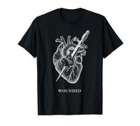 LyricLyfe-Long Sleeve Shirt-Achy Breaky Heart-Wounded Heart T-Shirt