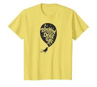 Lyrics by Lennon and McCartney - Blackbird T-Shirt, Enfant, Citron, 3 Ans