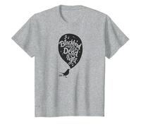 Lyrics by Lennon and McCartney - Blackbird T-Shirt, Enfant, Gris Chiné, 12 Ans