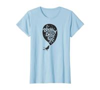 Lyrics by Lennon and McCartney - Blackbird T-Shirt, Femme, Bleu Céleste, S