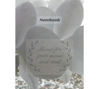 Lyrics Notebook - Music For Your Mind And Soul - Version 1 With Orchid Flower And Black Title (Notebooks: Music For Your Mind And Soul Series)