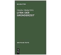 Lyrik Der Gründerzeit