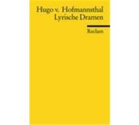 Lyrische Dramen Hofmannsthal, Hugo von (Auteur)
