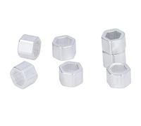 lyrlody 12 Pièces Entretoise en Aluminium à Trou Hexagonal Entretoise en Aluminium 8 Mm ID 12 Mm OD pour l'alignement de la Poulie de Pignon d'engrenage d'arbre de Moteur 'arbre REX pour la