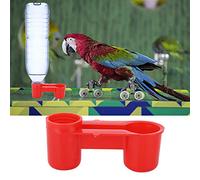 lyrlody 20pcs Buffer Brinker Brinker PVC PVC Connexion à l'épreuve des Fuites Hygiénique Easy Facile Lissed Bord Rouge pour la Ferme de Volaille Accessoire