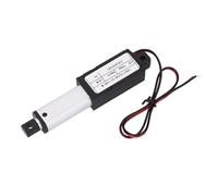 lyrlody Actionneur Linéaire 24 V Mini Actionneur Linéaire électrique en Aluminium ABS 30 Mm Course 150 N 4 Mm Protection contre les Surintensités de Limite de Puce pour équipement de Ventilation