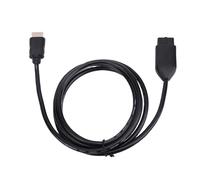 lyrlody Adaptateur Convertisseur N64 vers 1,5 M pour Console de Jeu Rétro SFC Plug and Play 1080P 4K Upscaler Câble de Liaison pour Moniteur TV HDTV