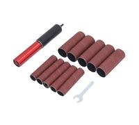 lyrlody Adaptateur pour Ponceuse à Cylindre, Mandrin en Aluminium 1,5 Pouces pour Conversion de Perceuse, for Ponçage du Bois et des Surfaces