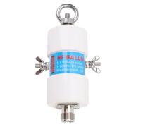 lyrlody Antenne Dipol 1: 1 Balun 1 à 50 MHz 500W Radio à Onde Courte Balun avec 239 pour Les Réseaux sans Fil et Les Dispositifs de Communication