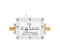 lyrlody Bias Tee Large Bande, 10MHz-6GHz, 1-50V DC, Module de Test | Inducteurs Haute Fréquence, Condensateurs, Isolation DC, Isolation AC, Communication par Fibre Optique, équipement de Test