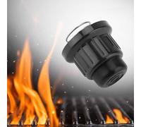 lyrlody Bouchon d'allume-Cigare en Plastique Noir Capuchon d'allumage de Gril 3 X 3 Cm Filetage de 22 Mm Bouton 'allumage de Remplacement Réutilisable pour Grils à Gaz de 1 à 6 Sorties