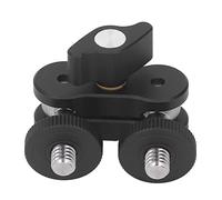 lyrlody Bras articulé à Friction Réglable, Boule en Acier Inoxydable, Charge Maximale de 5 Kg, Bras de Friction articulé Portable pour Moniteur LCD