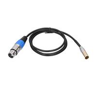 lyrlody Câble, Câble XLR Mini Mâle Résistant à l'étirement vers XLR Femelle 3 Broches pour Appareils Photo (#2)