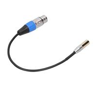 lyrlody Câble, Câble XLR Mini Mâle Résistant à l'étirement vers XLR Femelle 3 Broches pour Appareils Photo (#1)
