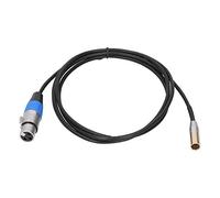 lyrlody Câble, Câble XLR Mini Mâle Résistant à l'étirement vers XLR Femelle 3 Broches pour Appareils Photo (#3)
