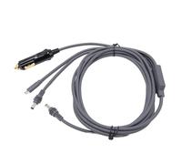 lyrlody Câble d'alimentation de Voiture Satellite DC, Prise Allume-Cigare en Plastique et Caoutchouc de Cuivre 18AWG, Cordon d'alimentation de Chargeur de Voiture 12V 24V pour Voitures, Camions,