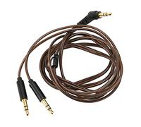 lyrlody Câble de Mise à Niveau du Casque, éliminer l'effet cutané pour l'effet de Peau élégant de 3,5 Mm à Double 3,5 Mm Cordon Mâle Mâle de Noyau sans Perte de Son pour les Accessoires de Casque