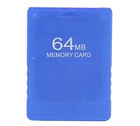 lyrlody Carte Mémoire 64 Mo, Mémoire de Jeu Haute Vitesse Compatible avec les Jeux et FMCB 1.966, Plug and Play pour Versions Slim et Standard (BLUE)