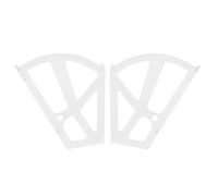 lyrlody Charnière d'armoire à Chaussures, 2 pcs Raccords Rabattables pour Armoire à Chaussures Meuble Chaussures Flip Cadre Charnières Raccords de Remplacement pour Armoire de Chaussures(Blanc)