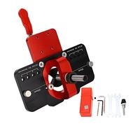 lyrlody Charnière Dissimulée, Gabarit de Perçage de 35mm pour Paumelles Guide de Perçage Fraise à Trou en Alliage D'aluminium, pour Meubles Portes Armoires