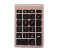 lyrlody Clavier Numérique, Conception Centrée sur L'utilisateur pour Un Confort amélioré, des Performances Ergonomiques, élégantes et Efficaces, Une Expérience de Dactylographie Réactive, (Or Rose)