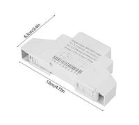 lyrlody Compteur KWh monophasé 220V 5(30) A Rail DIN Classe 1 | Compteur D'énergie, Registre électronique, Sortie à Impulsions Passives, Compatible Système AMR, Montage sur Rail 35mm,