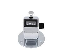 lyrlody Compteur Manuel, Mini Compteur Numérique à 4 Chiffres en Métal avec Anneau, pour Le Comptage des Présences dans Les Jeux Sportifs et Le