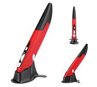 lyrlody Conception Ergonomique, 2,4 G, 4 Boutons, Souris Stylet USB sans Fil, Stylet D'ordinateur USB, Souris sans Fil pour PC TV Intelligente, Plug and Play (Rouge)