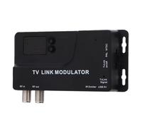 lyrlody Convertisseur Modulateur RF 1080P NTSC PAL Convertisseur de Câble vers TV avec 136 Canaux et Télécommande pour Anciens Téléviseurs, Consoles de Jeux et Décodeurs