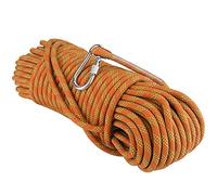 lyrlody Corde Extérieure, Corde D'évasion d'escalade d'escalade, Cordon Multifonctionnel avec Une Abrasion Supérieure pour Les Missions en Rappel de l'escalade d'alpinisme (Orange)