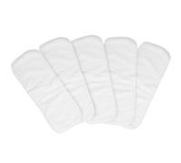 lyrlody Couches Lavables Réutilisables pour bébé, Inserts de Couche Super Absorbants 5 Pièces avec Surface Sèche et Couture Fine pour bébé (Cinq comprimés par paquet 35 * 13.5cm)