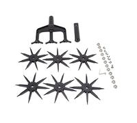 lyrlody Culture Polyvalente du Sol Garden Scarificateur de Sol 2 dans 1 Cultivateur de Talles de Manuel avec 3 Vannes pour Le Mélange de de