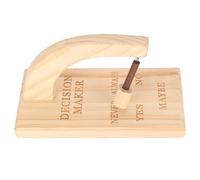 lyrlody Décideur Magnétique Oscillant en Bois avec Réponses -Non-Toujours-jamais-Peut-être, pour Les Personnes Indécises