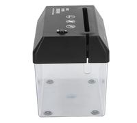 lyrlody Destructeur de Papier Mini USB Portable, Coupe en Bandes 4,84 | Alimentation USB ou Batterie, Déchiquette Documents, Factures, Reçus, Silencieux, Entrée 12,3 Cm pour Format A6, Poignée