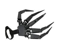 lyrlody Doigts Articulés Halloween, Doigts Flexibles Squelettes Portables, Extension de Accessoires Effrayants Réalistes for Cosplay Décoration de Fête (Main Droite)
