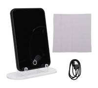 lyrlody Écran d'affichage de Pixels LED, écran de Pixels LED Intelligent pour PC 4,9 Pouces Bluetooth APP Contrôle Texte Arrière Magnétique GIF Son Réactif pour Réfrigérateur Téléphone Bureau Chevet